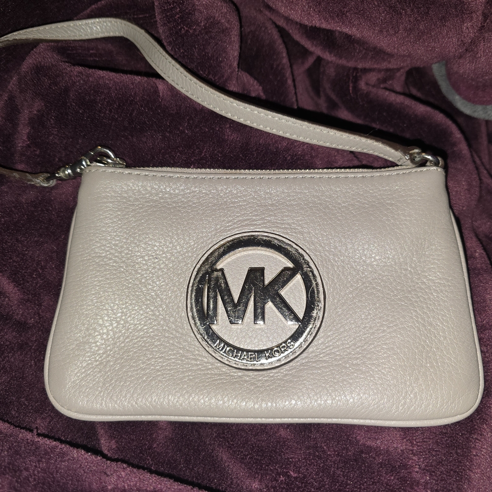 Michael Kors Gray Wristlet